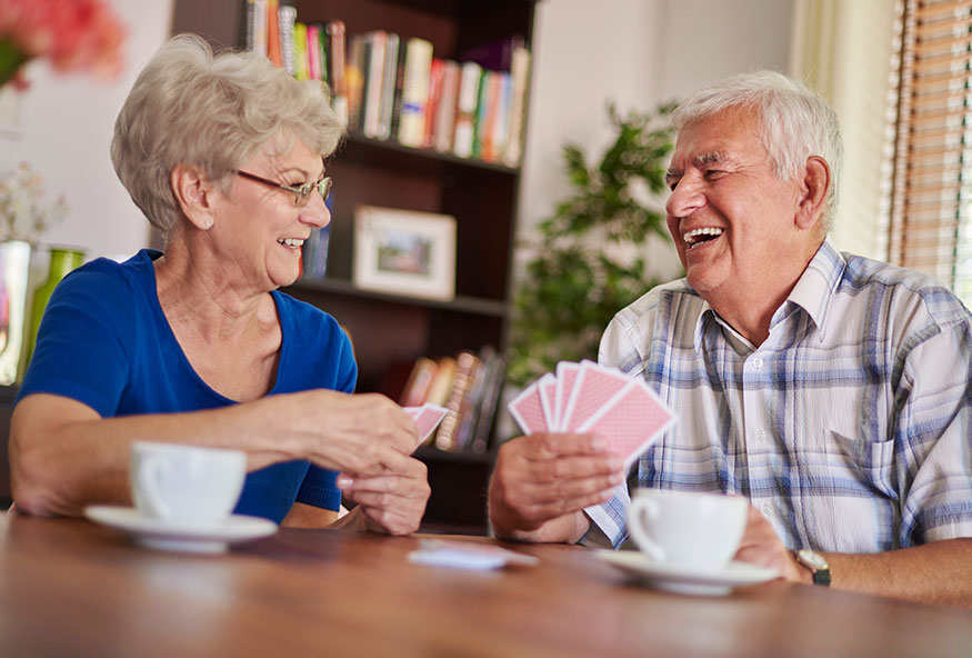 happy retired couple